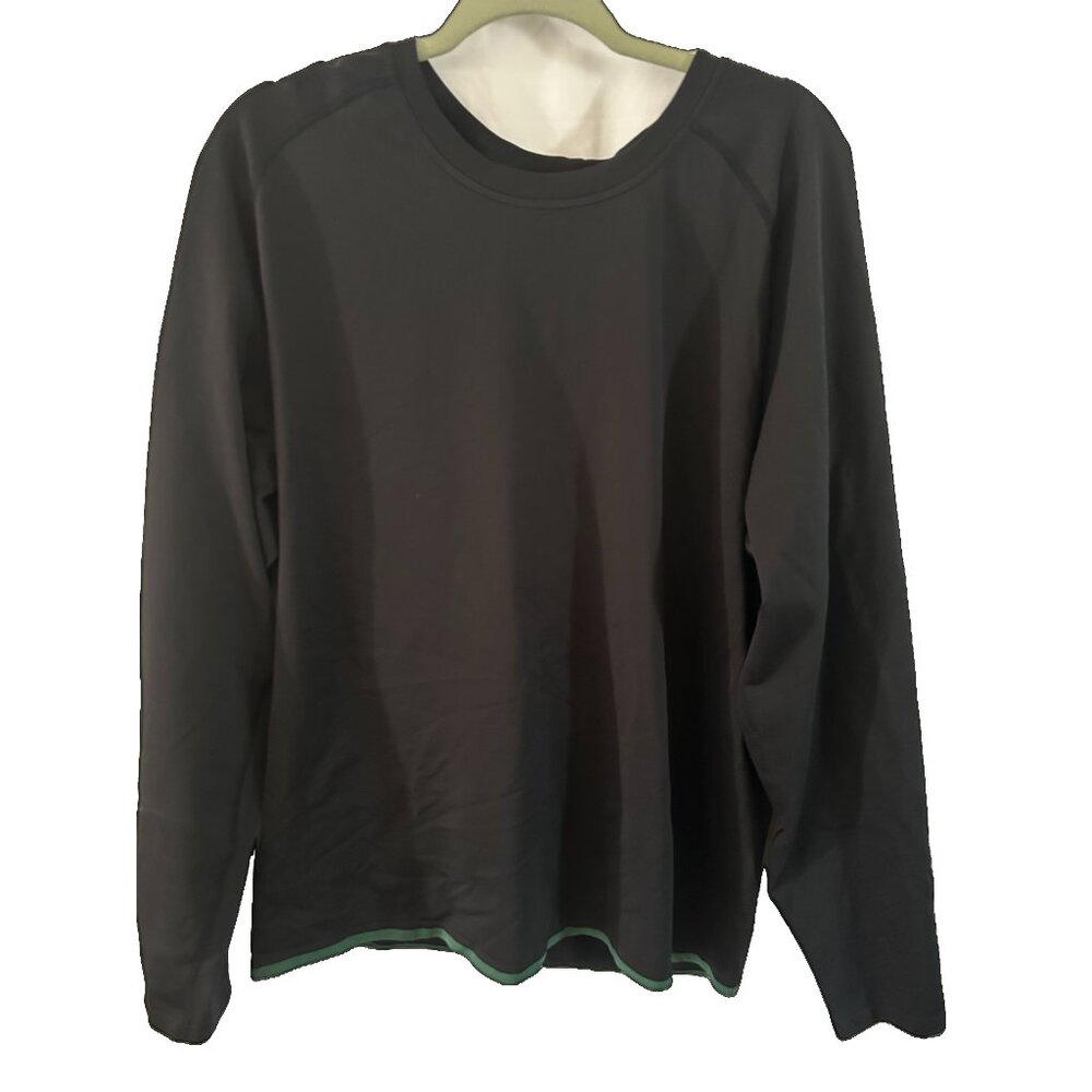 Men's Outdoor Voices Active Wear Black Long Sleeve Sz L